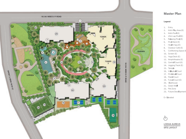 Lodha Aureus – Sewri layout 1
