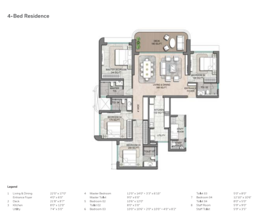 Lodha Aureus – Sewri layout 7