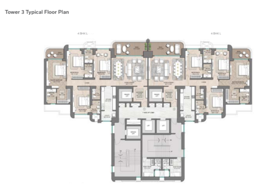 Lodha Aureus – Sewri layout 3