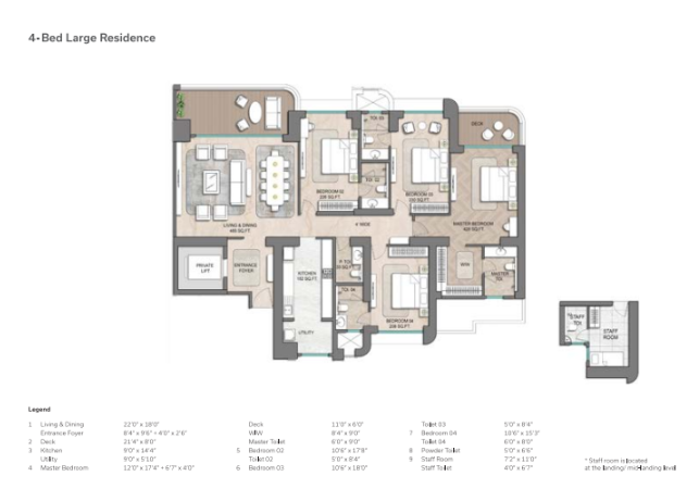 Lodha Aureus – Sewri layout 4