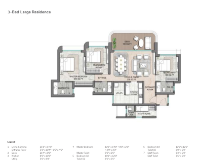 Lodha Aureus – Sewri layout 6