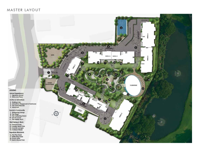 Rustomjee Balmoral Golf Links layout 1