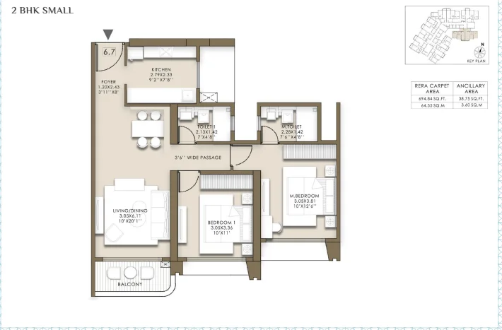 Island Cove – Mahim layout 1