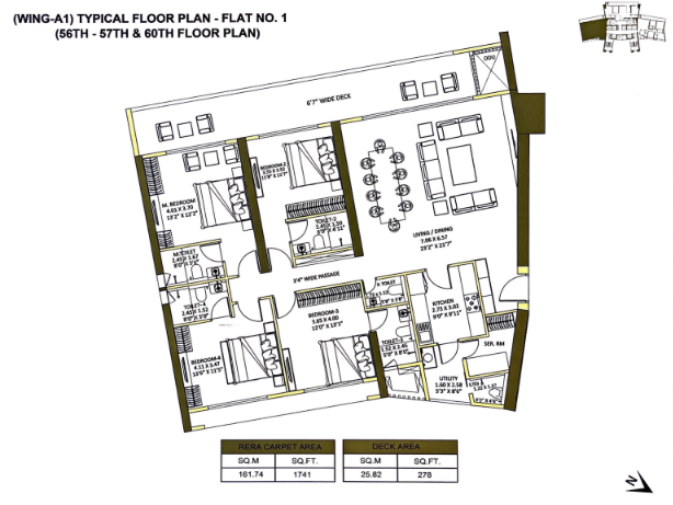 Minerva Sky Residences Mahalaxmi layout 6